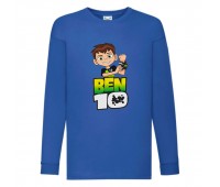 Лонгслив реглан Ben 10 0012 синий (BEN blu 0012) 104 см