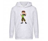 Худи детская  Ben 10 001 серая (BTN gry 001) 116 см