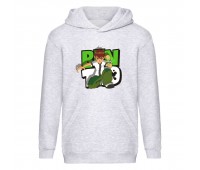 Худи детская  Ben 10 002 серая (BTN gry 002) 116 см