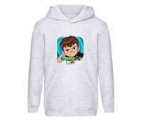 Худи детская  Ben 10 004 серая (BTN gry 004) 116 см