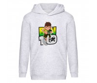 Худи детская  Ben 10 005 серая (BTN gry 005) 116 см