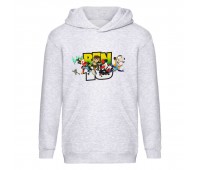 Худи детская  Ben 10 0010 серая (BTN gry 0010) 116 см
