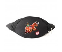 Сумка Бананка Я краснею Панда 005 на пояс Cappuccino (IRP 005-black) черный