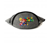 Сумка Бананка на пояс Супер братья Марио Mario (OB-SM-07) Cappuccino Toys серая