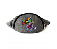 Сумка Бананка на пояс Супер братья Марио Mario (OB-SM-011) Cappuccino Toys серая