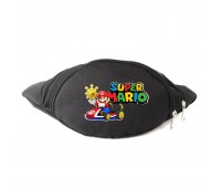Сумка Бананка на пояс Супер братья Марио Mario (OB-SM-07) Cappuccino Toys черная