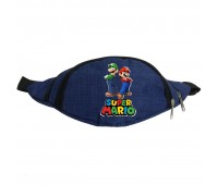 Сумка Бананка на пояс Супер братья Марио Mario (OB-SM-09) Cappuccino Toys синяя