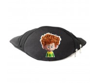 Сумка Бананка Монстры на каникулах 001 на пояс Cappuccino (MRE 001-black) черный