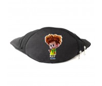 Сумка Бананка Монстры на каникулах 003 на пояс Cappuccino (MRE 003-black) черный