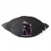 Сумка Бананка Монстры на каникулах 005 на пояс Cappuccino (MRE 005-black) черный