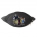 Сумка Бананка Монстры на каникулах 008 на пояс Cappuccino (MRE 008-black) черный