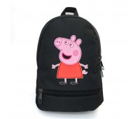 Рюкзак Свинка Пеппа 006 подростковый Cappuccino Toys (PIG 006-black)  черный