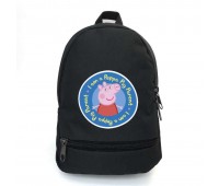 Рюкзак Свинка Пеппа 009 подростковый Cappuccino Toys (PIG 009-black)  черный
