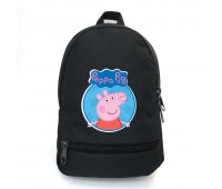 Рюкзак Свинка Пеппа 0010 подростковый Cappuccino Toys (PIG 0010-black)  черный