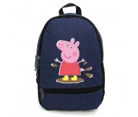 Рюкзак Свинка Пеппа 004 подростковый Cappuccino Toys (PIG 004-blue)  синий