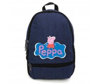Рюкзак Свинка Пеппа 005 подростковый Cappuccino Toys (PIG 005-blue)  синий