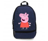 Рюкзак Свинка Пеппа 006 подростковый Cappuccino Toys (PIG 006-blue)  синий