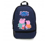 Рюкзак Свинка Пеппа 0011 подростковый Cappuccino Toys (PIG 0011-blue)  синий