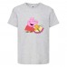 Футболка детская Свинка Пеппа 003 (PPG gry 003) серая размер 152 см