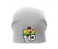 Шапка детская Ben 10 003 серая (BEN - 003 gry) 54-56 см Шапка детская Ben 10 003 серая (BEN - 003 gry) 54-56 см