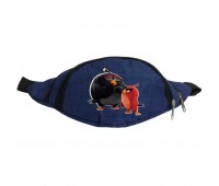 Сумка Бананка Angry Birds 0012 на пояс Cappuccino (ANB 0012-blue) синий