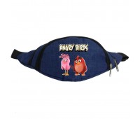 Сумка Бананка Angry Birds 0014 на пояс Cappuccino (ANB 0014-blue) синий