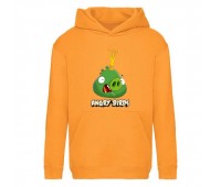 Худи детская Angry Birds 001 оранжевая (ABS orn 001) 116 см