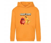 Худи детская Angry Birds 003 оранжевая (ABS orn 003) 116 см