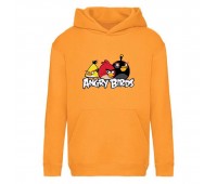 Худи детская Angry Birds 008 оранжевая (ABS orn 008) 116 см