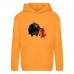 Худи детская Angry Birds 0012 оранжевая (ABS orn 0012) 116 см