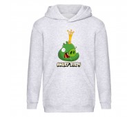 Худи детская Angry Birds 001 серая (ABS gry 001) 116 см