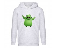 Худи детская Angry Birds 002 серая (ABS gry 002) 116 см