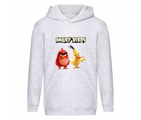 Худи детская Angry Birds 003 серая (ABS gry 003) 116 см