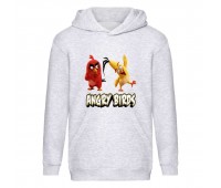 Худи детская Angry Birds 004 серая (ABS gry 004) 116 см