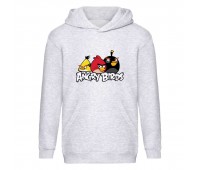 Худи детская Angry Birds 008 серая (ABS gry 008) 116 см