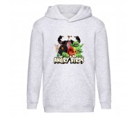 Худи детская Angry Birds 009 серая (ABS gry 009) 116 см