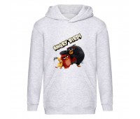 Худи детская Angry Birds 0015 серая (ABS gry 0015) 116 см