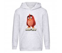 Худи детская Angry Birds 0017 серая (ABS gry 0017) 116 см