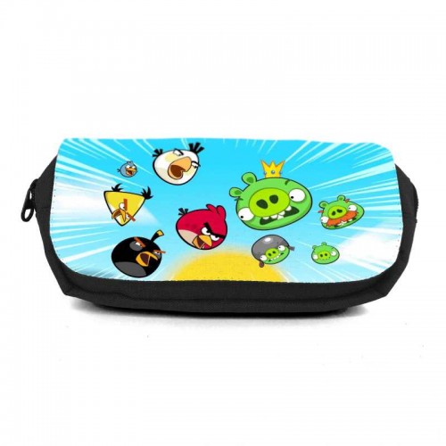 Школьный пенал Angry Birds 0017 органайзер универсальный (ANG-0017-black) черный Школьный пенал Angry Birds 0017 органайзер универсальный (ANG-0017-black) черный