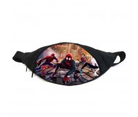 Поясная сумка Бананка Человек Паук (GBIMS04) Gear Bag черный