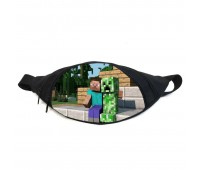 Поясная сумка Бананка Майнкрафт (GBMC03) Gear Bag черная
