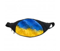 Поясная сумка Бананка Символика Украины (GBUA02) Gear Bag черная