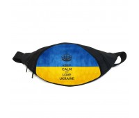 Поясная сумка Бананка Символика Украины (GBUA03) Gear Bag черная