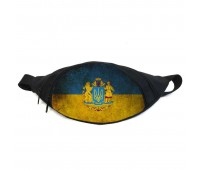 Поясная сумка Бананка Символика Украины (GBUA06) Gear Bag черная