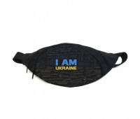 Поясная сумка Бананка Символика Украины (GBUA08) Gear Bag черная