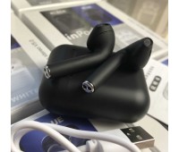 Навушники бездротові HBQ  Bluetooth TWS Inpods12 чорного кольору
