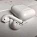 Наушники беспроводные Bluetooth 5.0 i50000 Super Bass белого цвета с поддержкой беспроводной зарядки