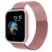 Смарт-часы Smart Bracelet T80s розовые (два сменных браслета), температура тела, пульс, давление, кислород