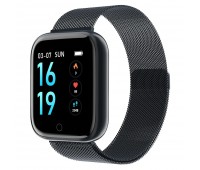 Смарт-часы Smart Bracelet T80s черные (два сменных браслета), температура тела, пульс, давление, кислород