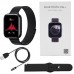 Смарт-часы Smartwatch T99s черные (два сменных браслета) звонки, пульс, давление, кислород